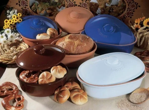 Römertopf Brot-Frischetopf Oval MAXI, Terrakotta 7