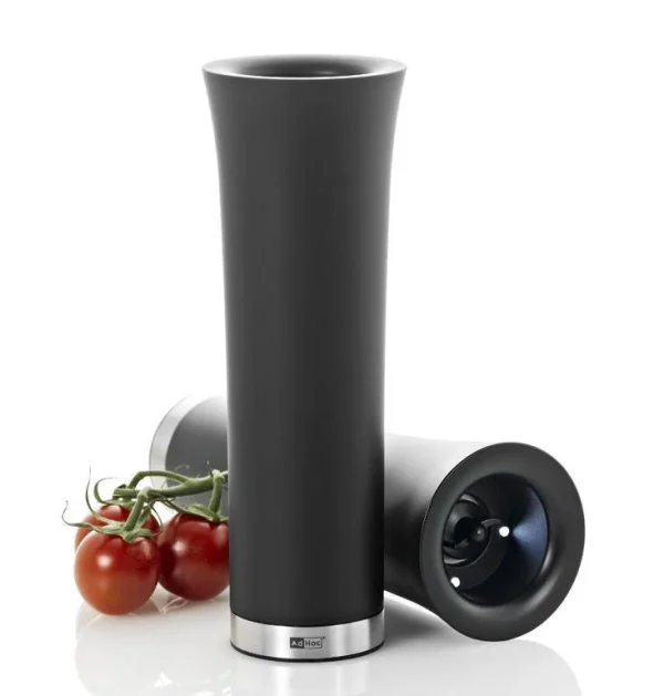 AdHoc Elektrische Pfeffer-/Salzkippmühle Milano In Schwarz 3