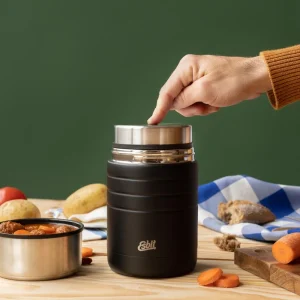 Esbit MAJORIS Edelstahl Thermobehälter, 0.8L, Schwarz 22