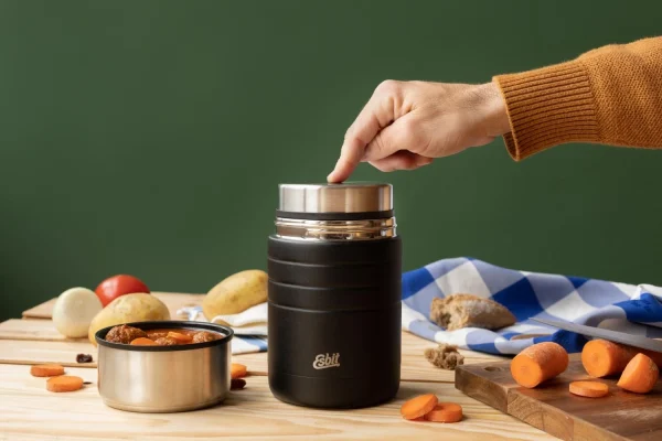 Esbit MAJORIS Edelstahl Thermobehälter, 0.8L, Schwarz 8