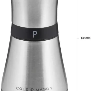 Cole & Mason Henley Salz- Und Pfeffermühle Geschenkset, Ungefüllt, 13,5 Cm 11
