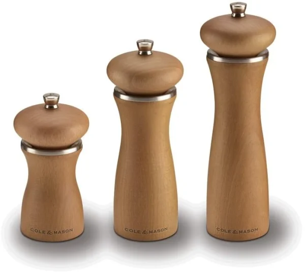 Cole & Mason Sherwood Sand Salzmühle, Ungefüllt, 12 Cm 4