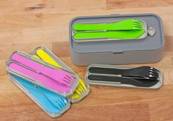 Monbento Pocket Color Besteck In Himmelblau 5