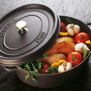 Staub Gänsebräter Oval Aus Gusseisen In Schwarz 11