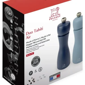 PEUGEOT Tahiti Duo Mühlenset Luft, Nachtblau & Himmelblau 45