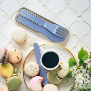 Monbento Pocket Besteck In Blue Infinity 12
