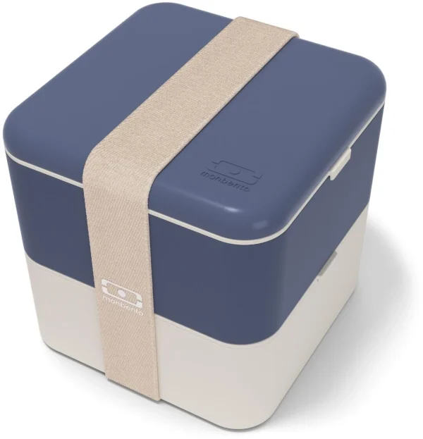 Monbento MB Square Bento-Box In Blue Natural 1