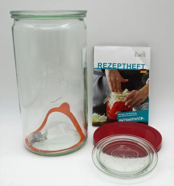 SCHMITT Steinzeug & Keramik Schmitt Fermentier-Starter-Set Weckglas 1590 Ml 1